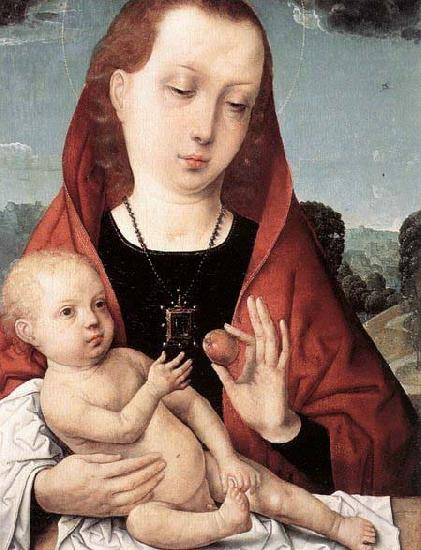 Juan de Flandes Virgin and Child before a Landscape Spain oil painting art